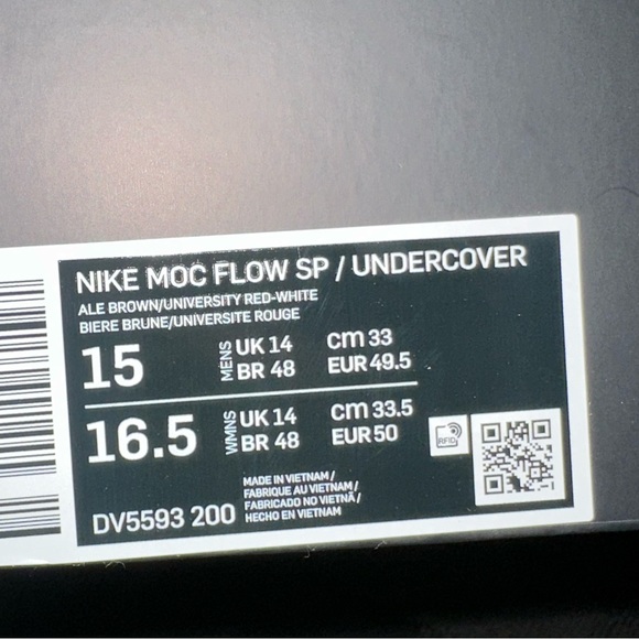 Mens nike moc flow x undercover ale size 15 - Picture 7 of 9
